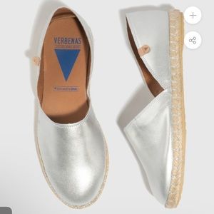 Verbenas slip on shoes in Metallic Silver Size 39